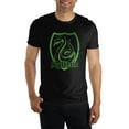 thumbnail image 1 of Harry Potter Slytherin Logo Specialty Soft Hand Print Men's Black Tee T-Shirt Shirt-4XL, 1 of 4