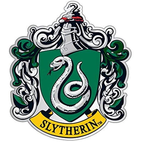 Harry Potter Slytherin Monogram Enamel Button Pin