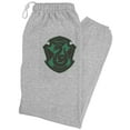 thumbnail image 1 of Harry Potter Slytherin Plaid Sigil Unisex Jogger Sweatpants for Men and Women, Athletic Heather, Medium, 1 of 1