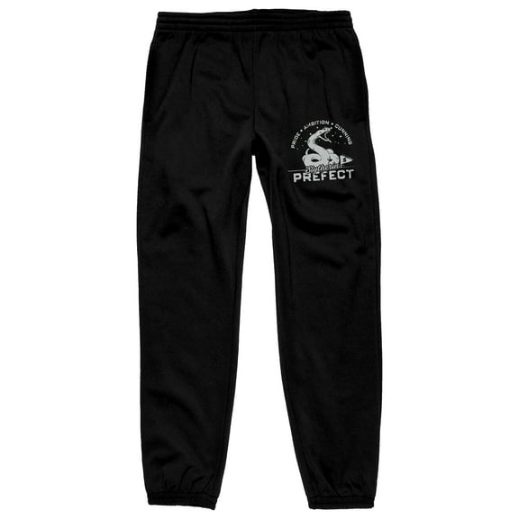 Harry Potter Slytherin Prefect Men's Black Jogger Pants-XXL