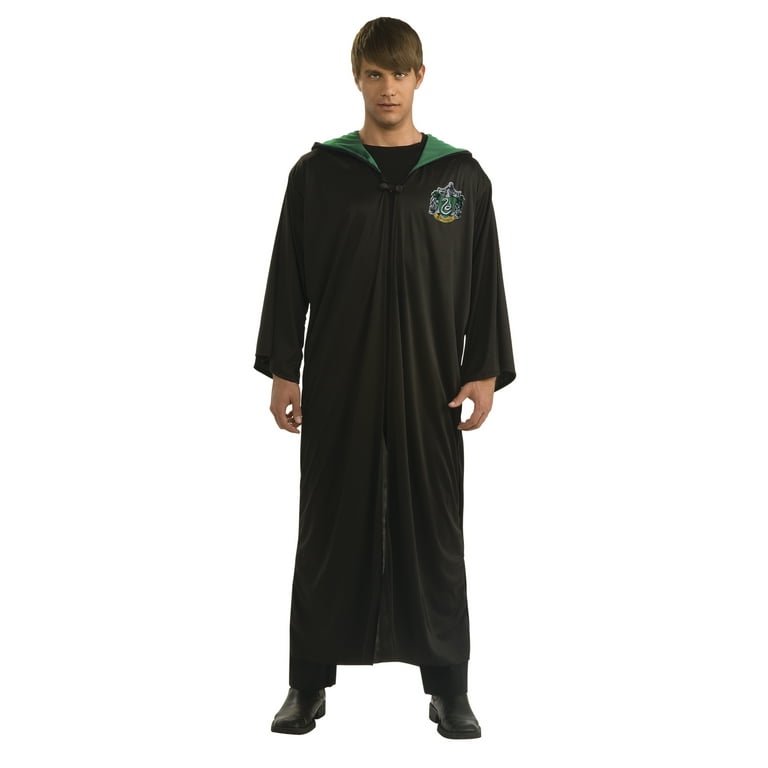 Harry Potter Slytherin Robe Men's Halloween Fancy-Dress Costume for Adult,  Regular Standard