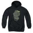 thumbnail image 1 of Harry Potter Slytherin Snake Crest Kids Pull-Over Hoodie (Medium) for Youth Boys and Girls, Black, 1 of 5
