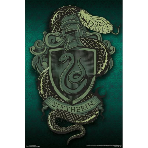 Harry Potter - Slytherin Snake Laminated Poster Print (22 x 34)