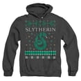 thumbnail image 1 of Harry Potter Slytherin Ugly Christmas Unisex Adult Pull-Over Heather Hoodie,Black, 3X-Large, 1 of 3