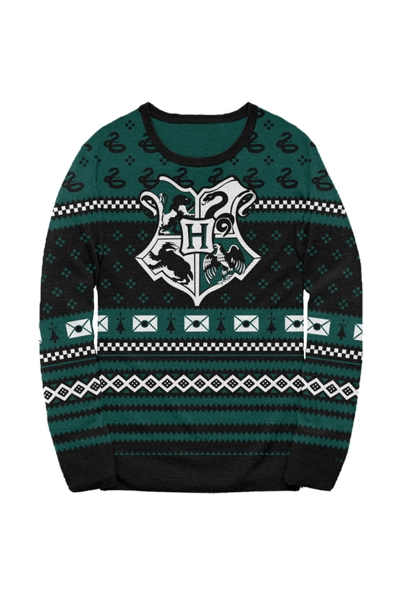 Harry Potter Slytherin Xmas Patterns Ugly Christmas Sweater