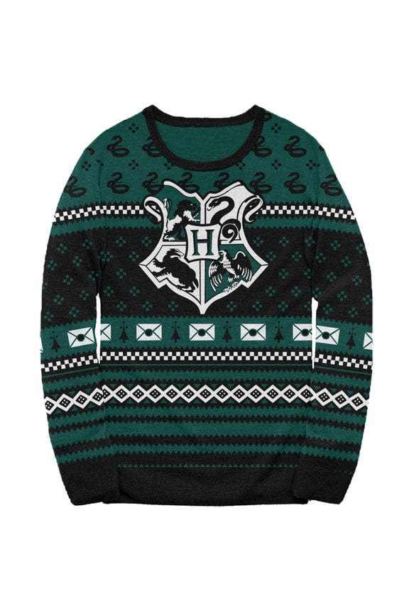 Harry Potter Slytherin Xmas Patterns Ugly Christmas Sweater
