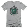 thumbnail image 1 of Harry Potter Slytherine Crest S/S Adult 30/1 T-Shirt Silver, 1 of 2