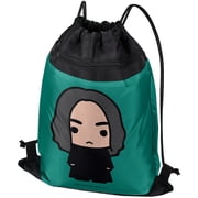 Harry Potter Snape Cute Chibi Character Drawstring Backpack Sports Bag Sackpack 17 x 13, Perfect for Gym, Yoga or Practice