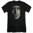 thumbnail image 1 of Harry Potter Snape Head S/S Adult 30/1 T-Shirt Black, 1 of 2