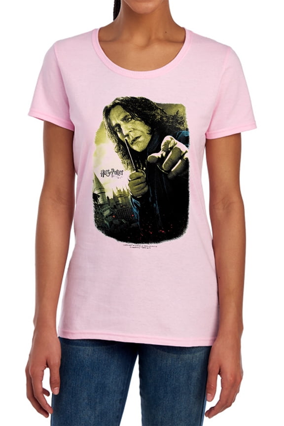 Snape Poster Women's T Shirt, Pink, Large