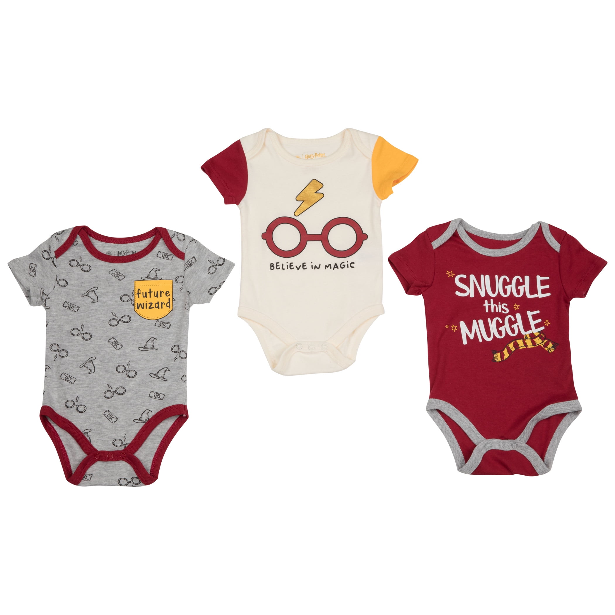 Baby Boy Harry Potter Baby Sleepsuit Snuggle This Muggle Onesie