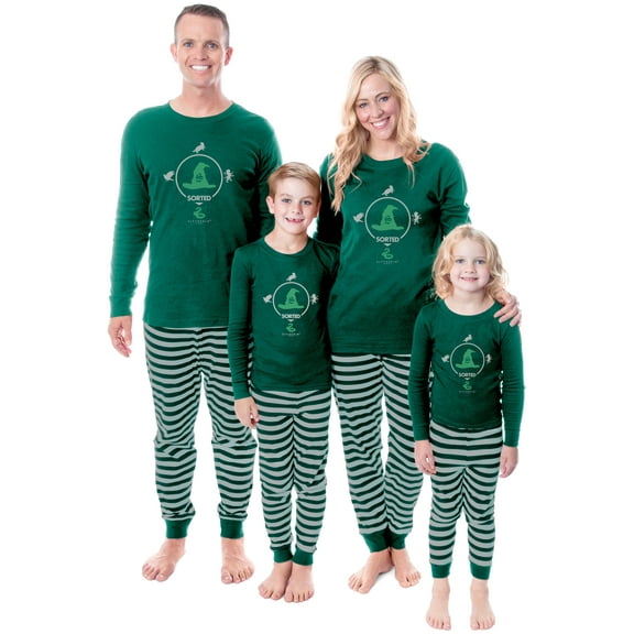 Harry Potter Sorted Wizarding World Tight Fit Family Pajama Set