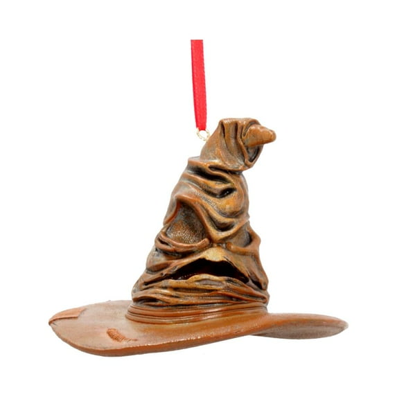 Nemesis Now Officially Licensed Harry Potter Sorting Hat Hanging Ornament, Brown, 9cm