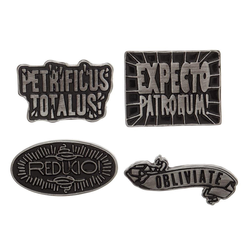 Harry Potter Spell Pin Set of 4 - Walmart.com
