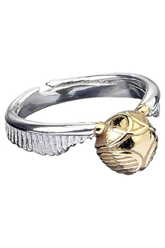 Stainless Steel Golden Snitch Ring: Large