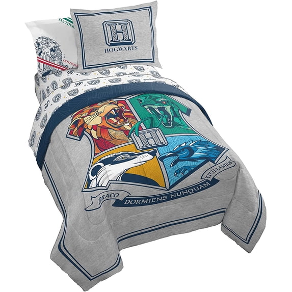 Harry Potter Stand Together 7 Piece Full Size Bed Set with Shams