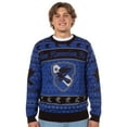 thumbnail image 1 of Harry Potter Sweater Men's Hogwarts House Crests Logo Ugly Christmas Sweater Crewneck Knit Pullover, 1 of 6