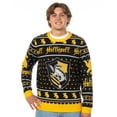 thumbnail image 1 of Harry Potter Sweater Men's Hogwarts House Crests Logo Ugly Christmas Sweater Crewneck Knit Pullover, 1 of 6
