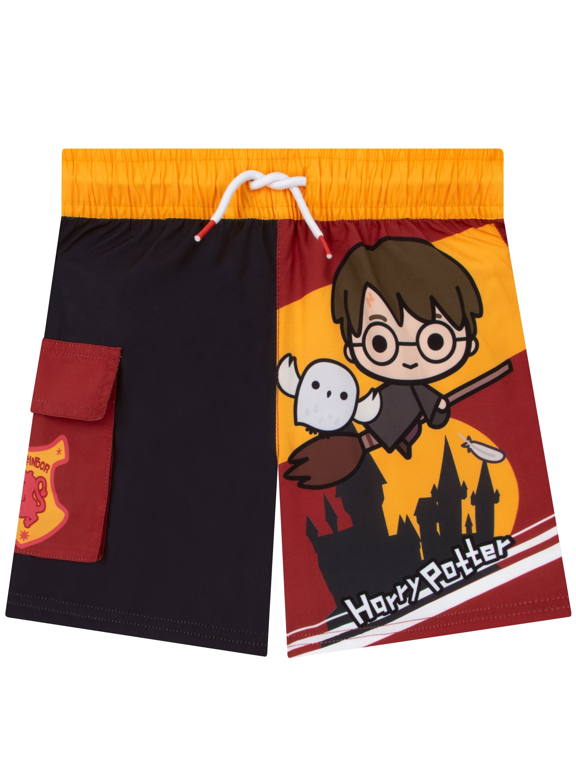 Harry Potter Swim Shorts Black Sizes 6-14 - Walmart.com