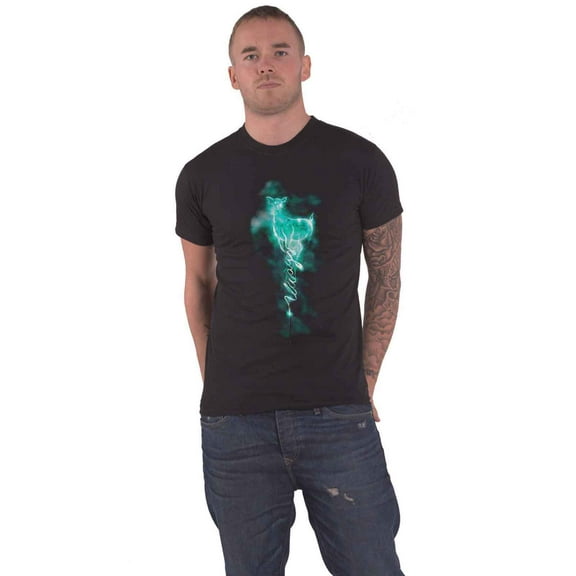 Harry Potter T Shirt Always Patronus Logo new Official Unisex Black