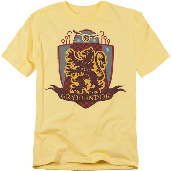 Harry Potter T-Shirt Gryffindor Quidditch Shield Unisex Graphic Tee for Men & Women