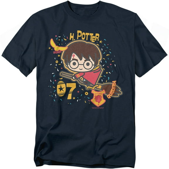 Harry Potter T-Shirt H. Potter 07 Quidditch Chibi Unisex Graphic Tee for Men & Women