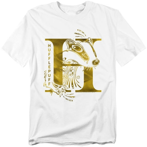 Harry Potter T-Shirt Hufflepuff H Logo Unisex Graphic Tee for Men & Women