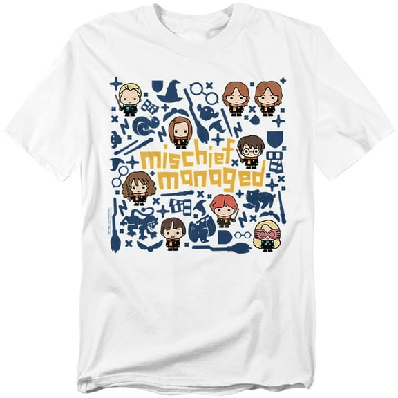 Harry Potter T-Shirt Mischief Managed Chibis Unisex Graphic Tee for Men & Women