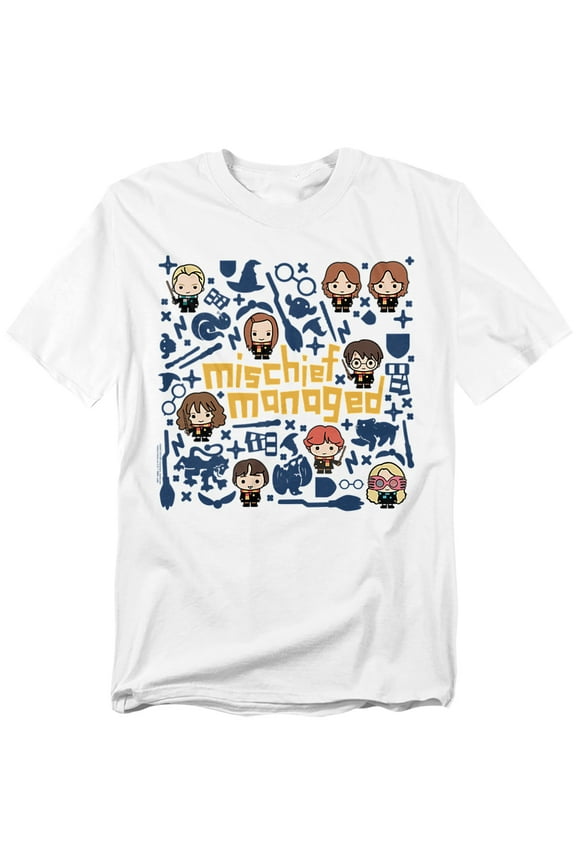 T-Shirt Mischief Managed Chibis Unisex Graphic Tee for Men & Women