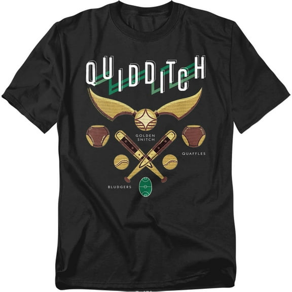 Harry Potter T-Shirt Quidditch Equipment Logo Unisex Graphic Tee for Men & Women