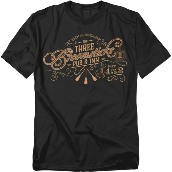 Harry Potter T-Shirt Three Broomsticks Unisex Graphic Tee for Men & Women