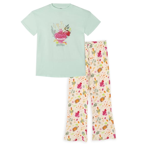 Harry Potter T-Shirt and Flare Leggings Outfit Set Logo Toddler to Big Kid