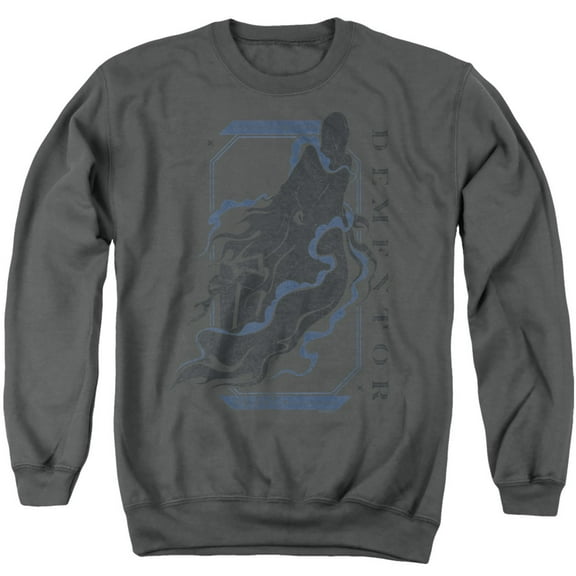 Harry Potter The Azkaban Dementor Unisex Adult Crewneck Sweatshirt, Charcoal, Small