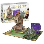 Harry Potter The Burrow, Hagrids Hut, The Knight Bus 3D Puzzle 315-pieces