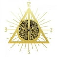 thumbnail image 1 of Harry Potter The Deathly Hallows Symbol Laser Cut Out Wall Clock, 1 of 1