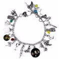 thumbnail image 1 of Harry Potter Themed Silvertone Metal and Glass Dome Charms Bracelet, 1 of 1