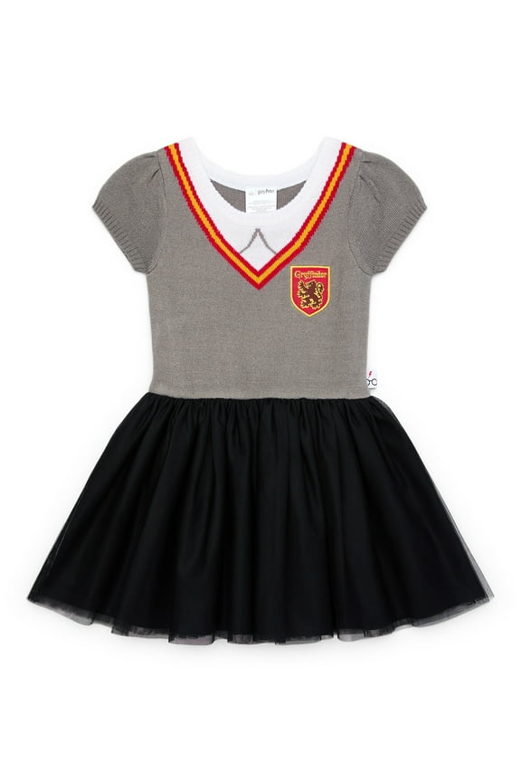 Harry Potter Toddler Girl Cosplay Sweater Dress, Sizes 12M-5T