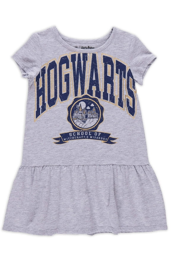 Harry Potter Toddler Girl Short Sleeve Drop Waist Dress, Sizes 12M-5T