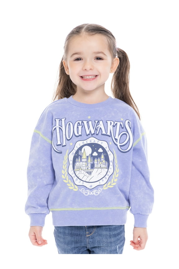 Harry Potter Toddler Girls Hogwarts Graphic Sweatshirt, Sizes 12M-5T