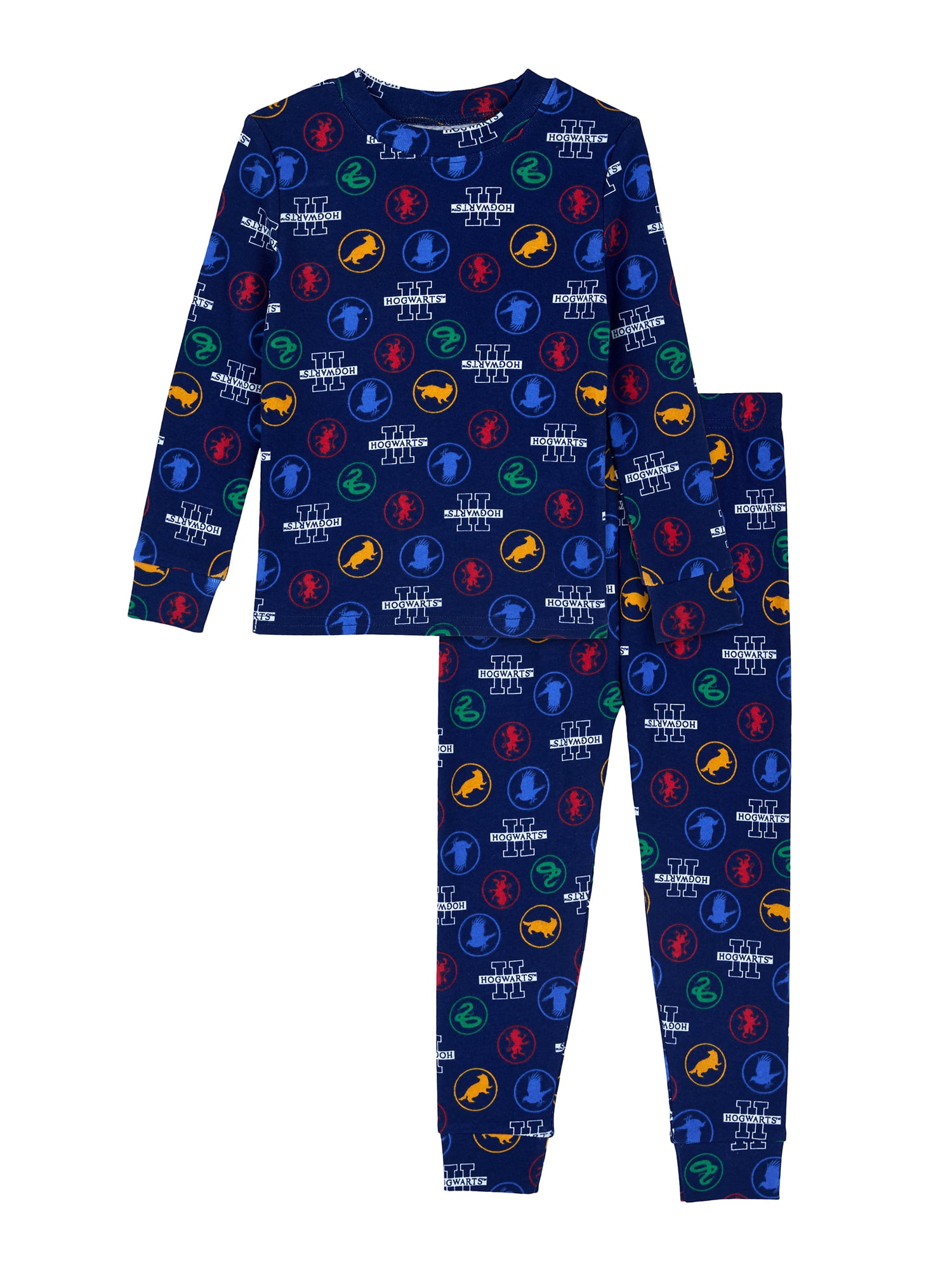 Harry Potter Toddler Unisex Long Sleeve Pajama Set, 2-Piece, Sizes 12M-5T