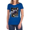 thumbnail image 1 of Harry Potter Trio Collage Women's T Shirt, Royal, Medium, 1 of 6