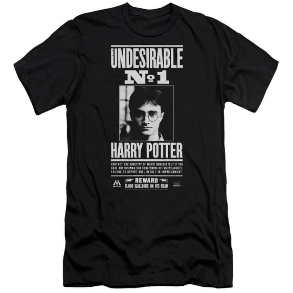 Harry Potter - Undesirable No 1 - Slim Fit Short Sleeve Shirt - X-Large