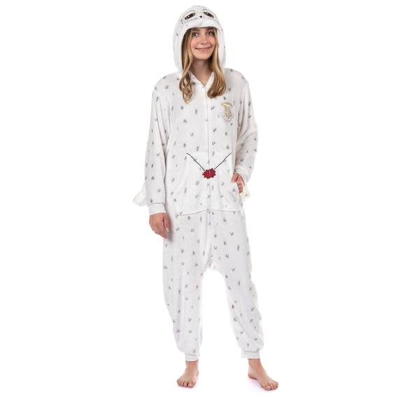 Harry Potter Union Suit Girls' Hedwig Kigurumi One Piece Pajamas