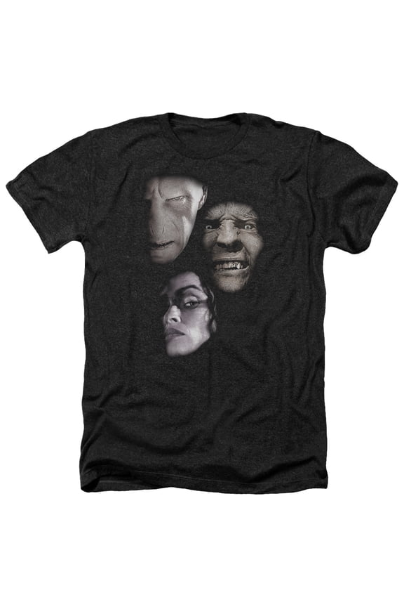 Harry Potter - Villian Heads - Heather Short Sleeve Shirt - XX-Large