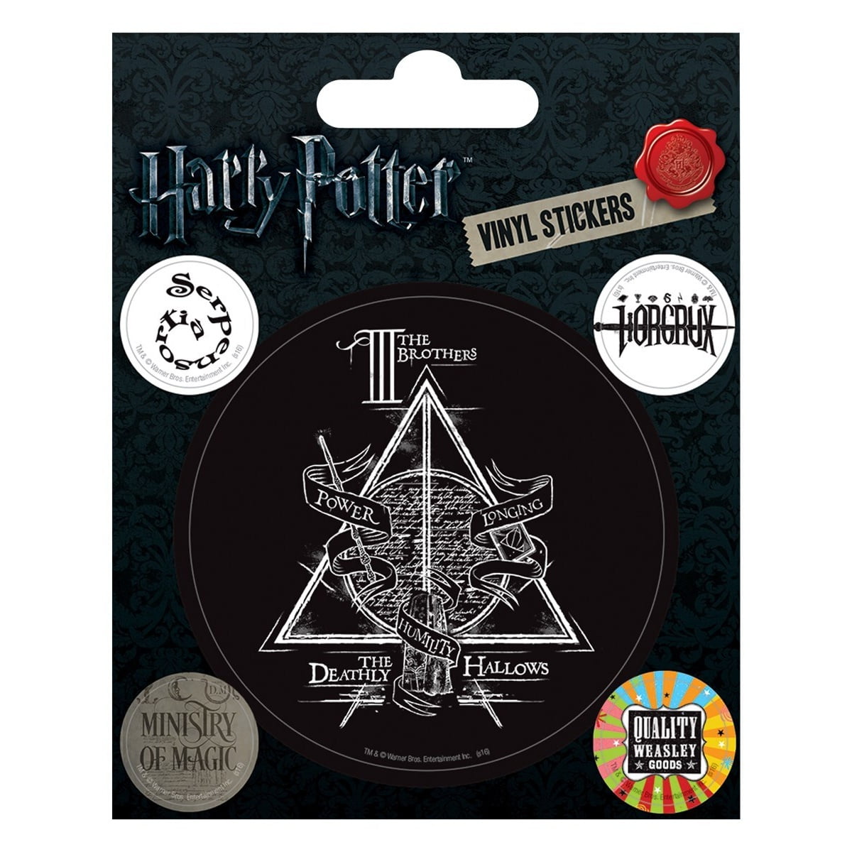 Harry Potter Symbols - Autocollant Vinyle Hole in the Wall Hole in the Wall