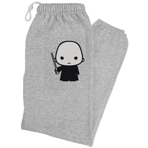 Harry Potter Voldemort Cute Chibi Character Unisex Jogger Sweatpants for Men and Women, Athletic Heather, Medium