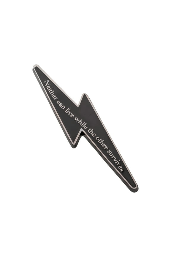 Voldemort's Horcrux Lightning Bolt Scar Pin