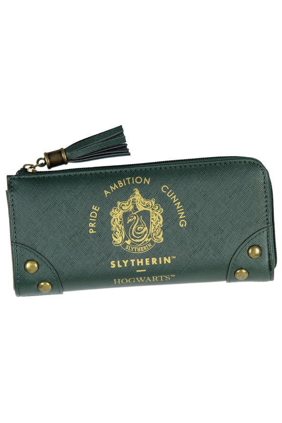 Harry Potter Wallet Designer Hogwarts Houses Zipper Clutch Faux Leather Wallet For Women