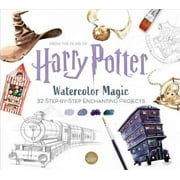 Harry Potter Watercolor Magic: 32 Step-by-Step Enchanting Projects (Harry Potter Crafts, Gifts for Harry Potter Fans) (Paperback)