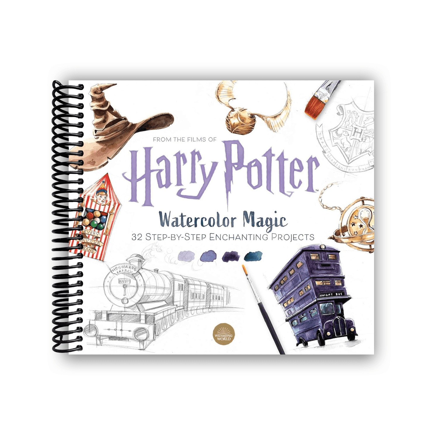 Harry Potter Watercolor Magic 32 StepbyStep Enchanting Projects